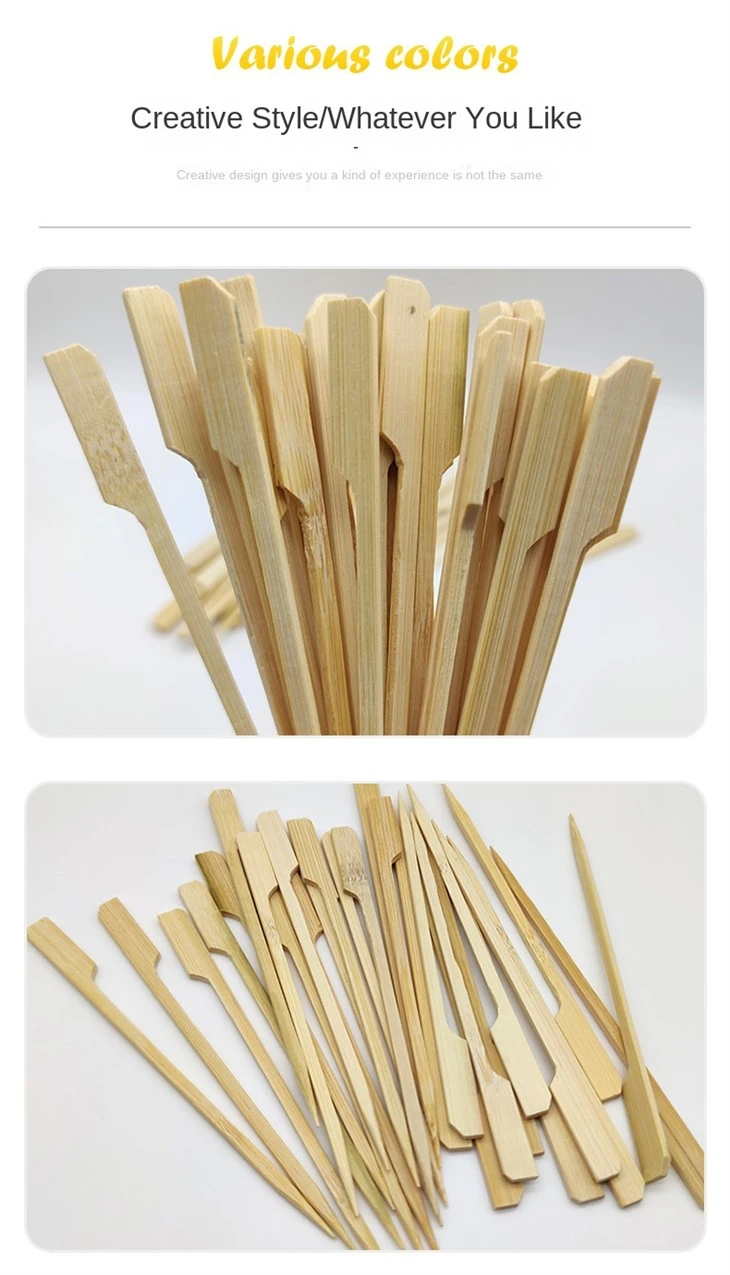 Charcoal Grill Meat Smores Skewers 32-Inch Long Extended Smores Bamboo Marshmallow Roasting Sticks With Fabric Bag